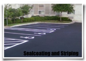 Photo of a Naples sealcoating project